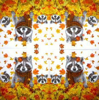 045 Tiere Herbst - 3-lagig - Atelier